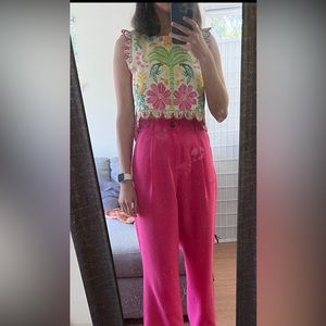 Farm Rio linen top - size xs